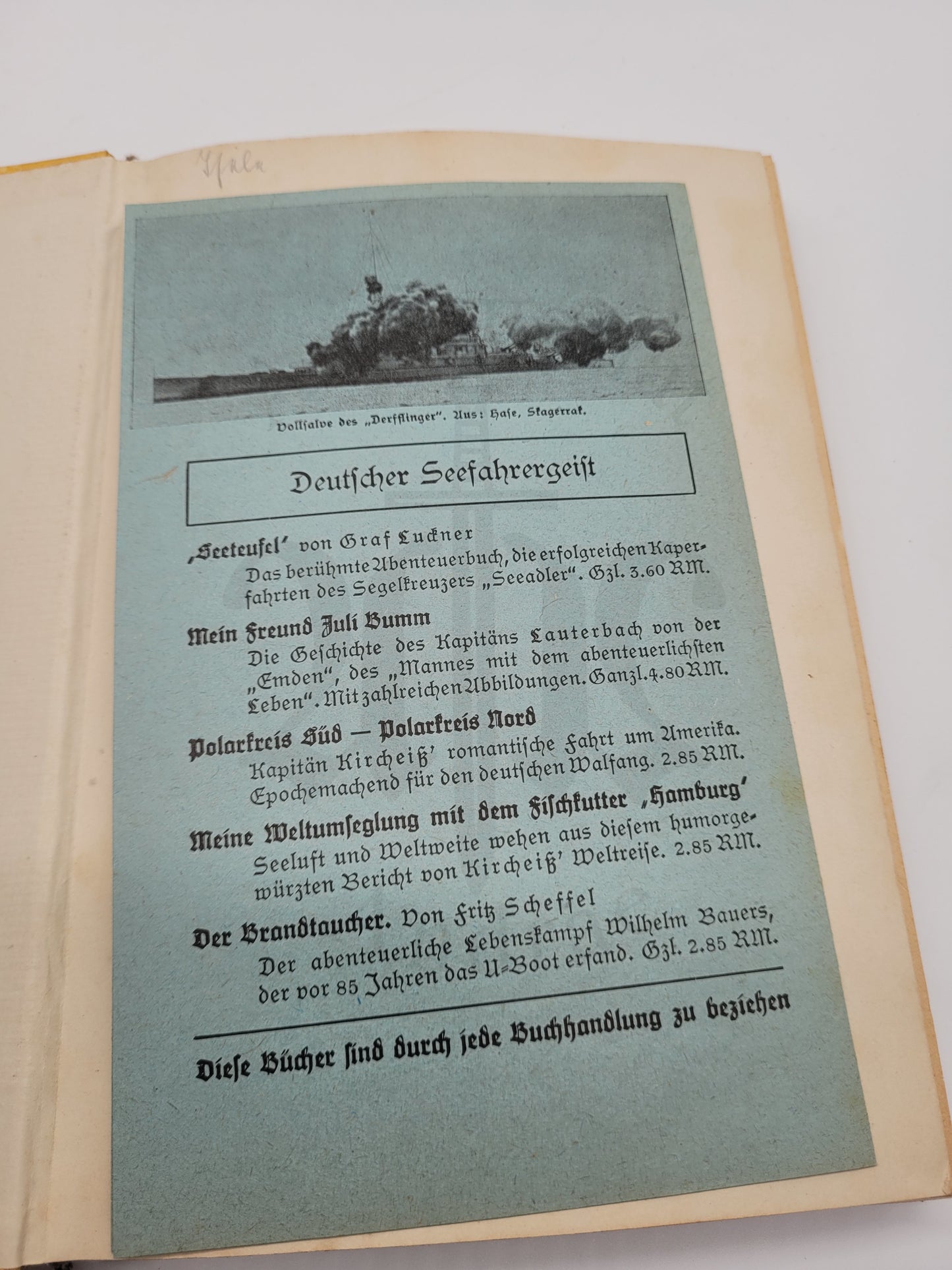 U21 rettet die Dardanellen (Orig. Schutzumschlag)