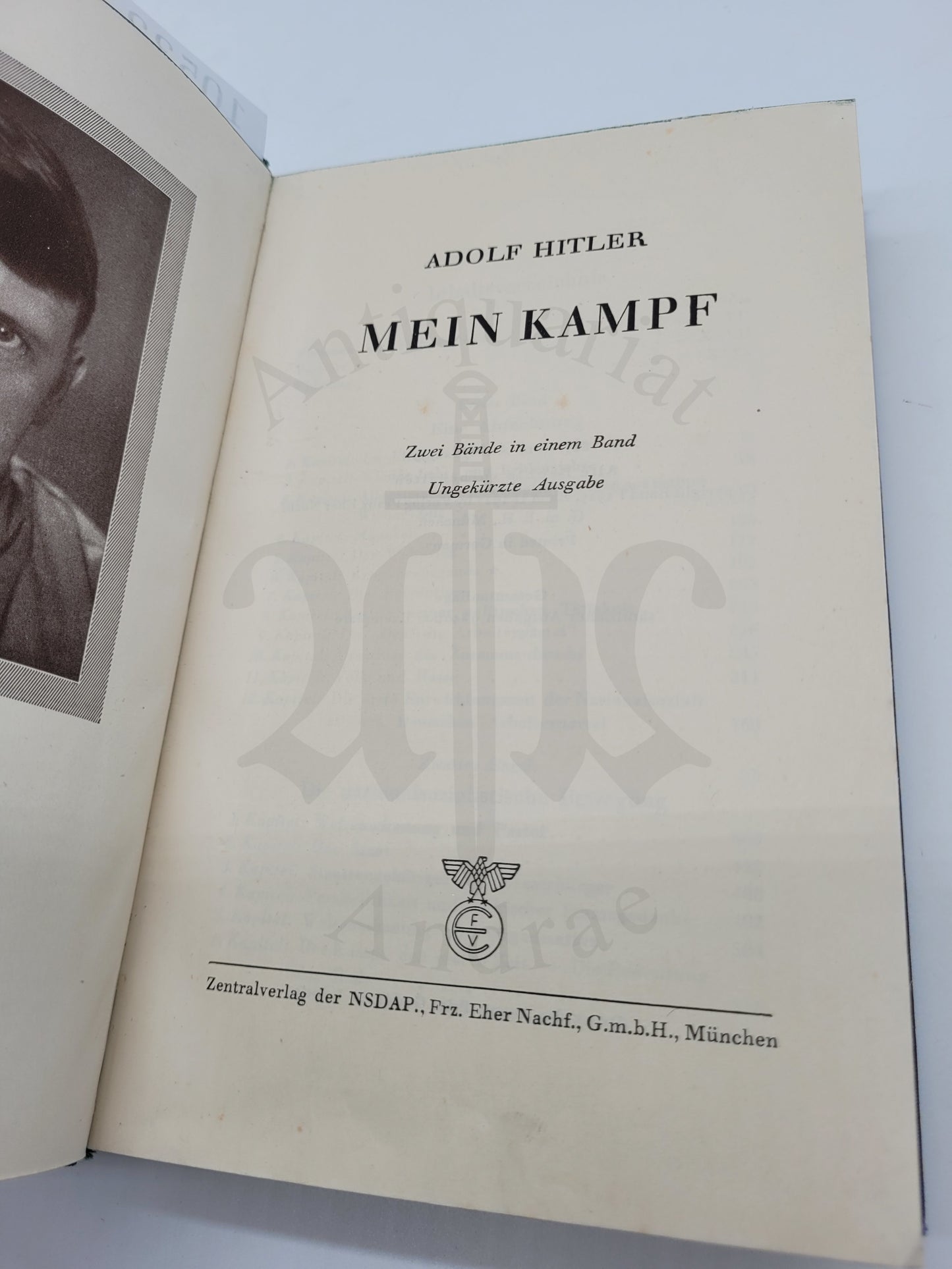 Mein Kampf Volksausgabe 1943 (Druckschrift)