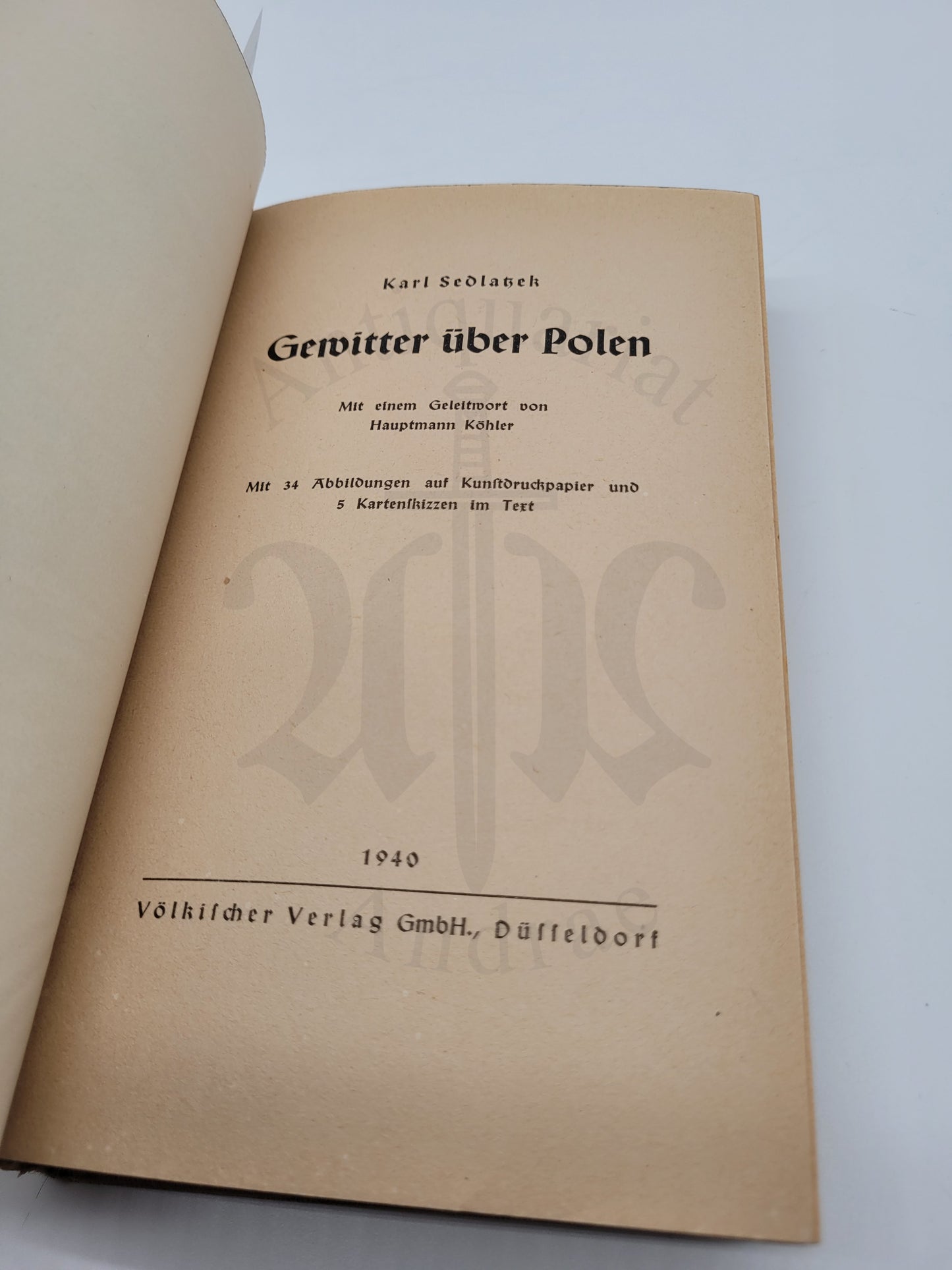 Gewitter über Polen (Orig. Schutzumschlag)