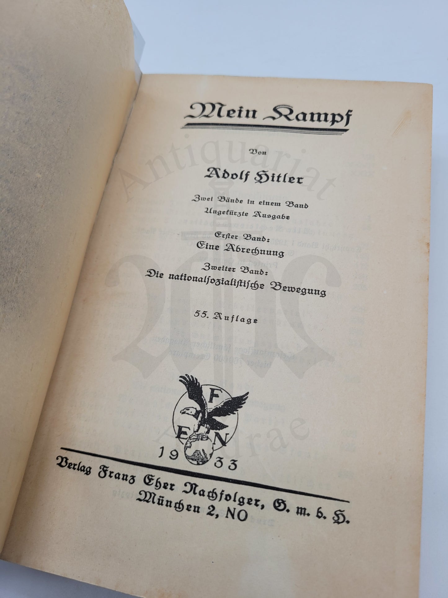 Mein Kampf Volksausgabe 1933