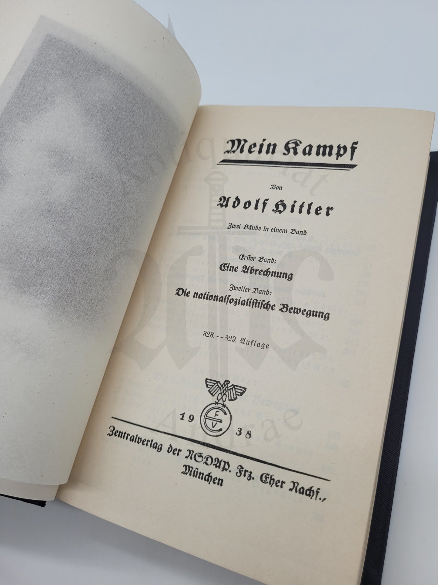 Mein Kampf Volksausgabe 1938 (Mint)