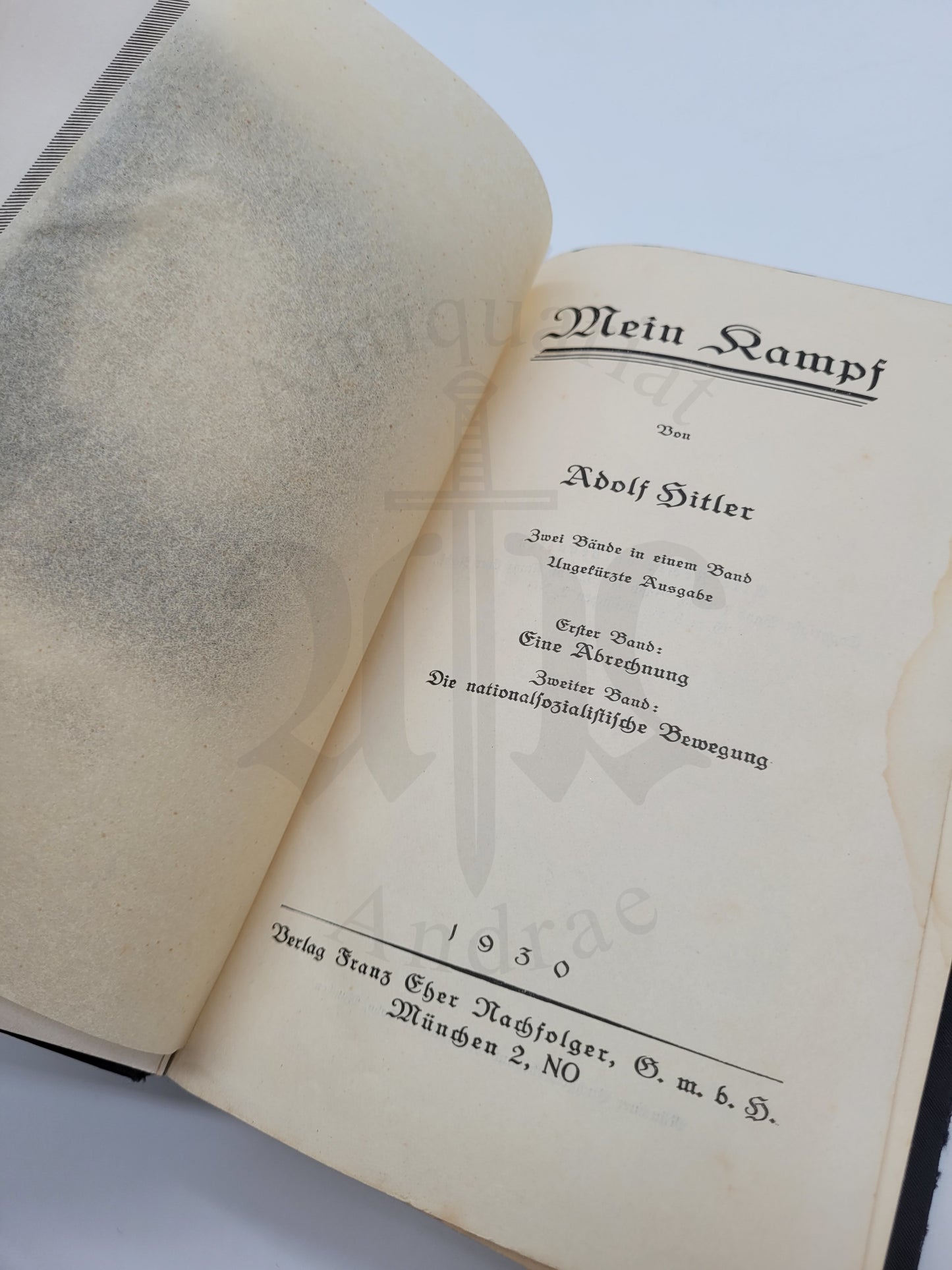 Mein Kampf ERSTE Volksausgabe 1930