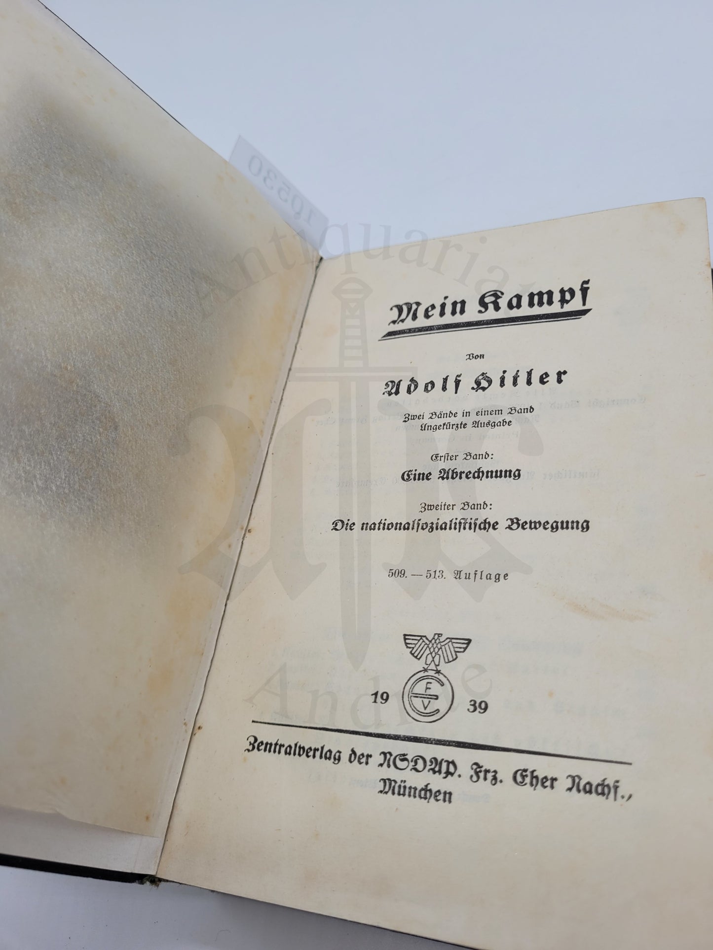 Mein Kampf Volksausgabe 1939
