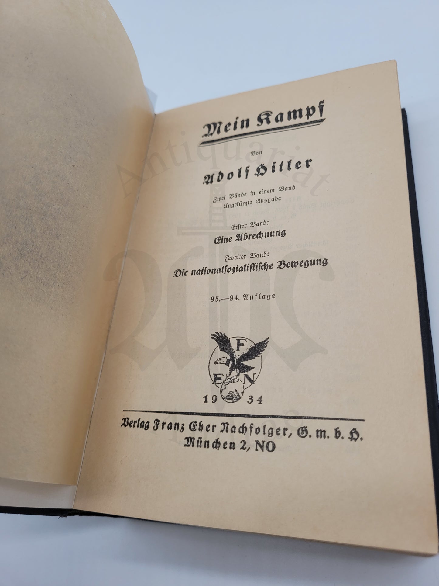 Mein Kampf Volksausgabe 1934