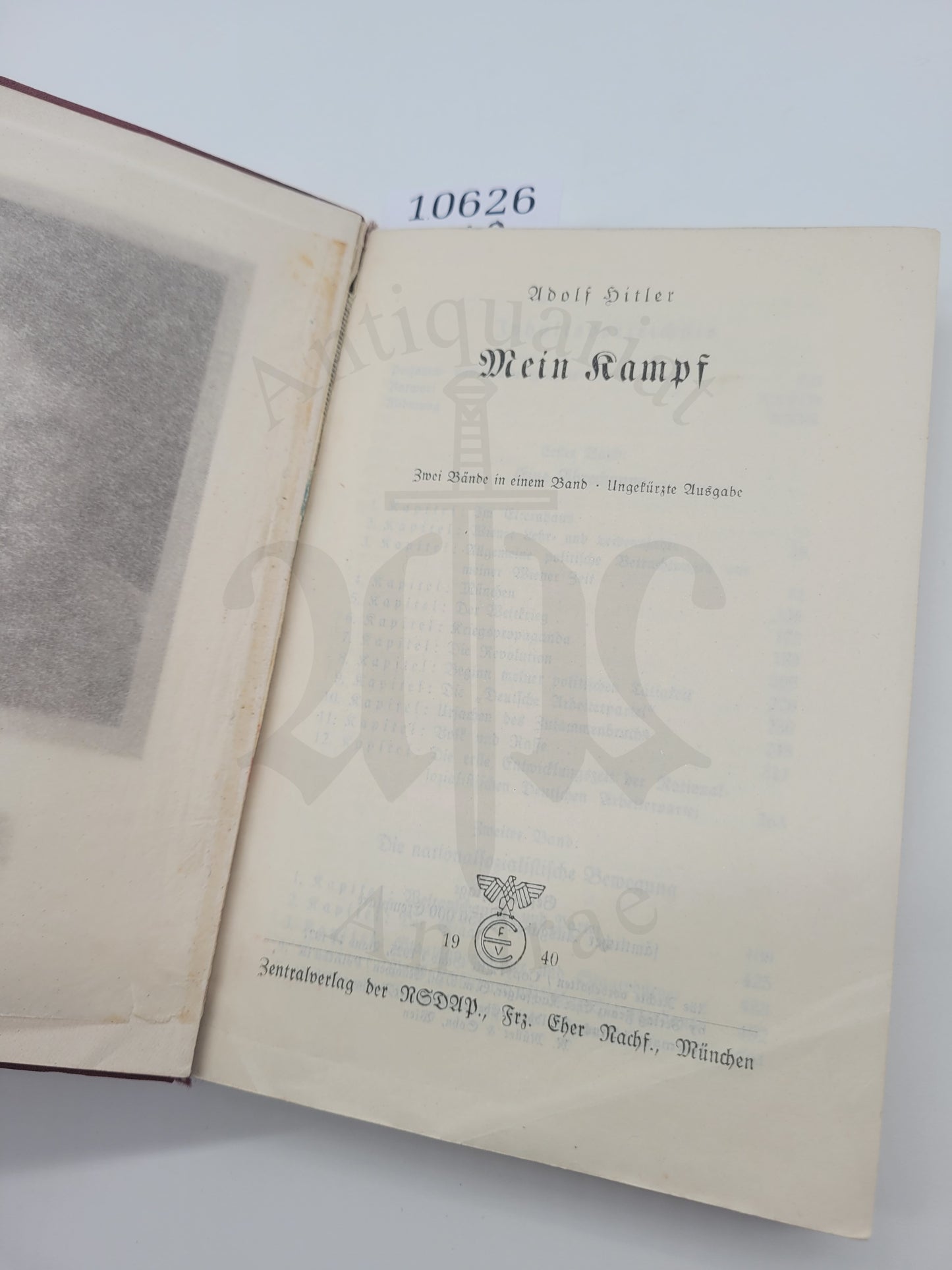 Mein Kampf Tornisterausgabe 1940