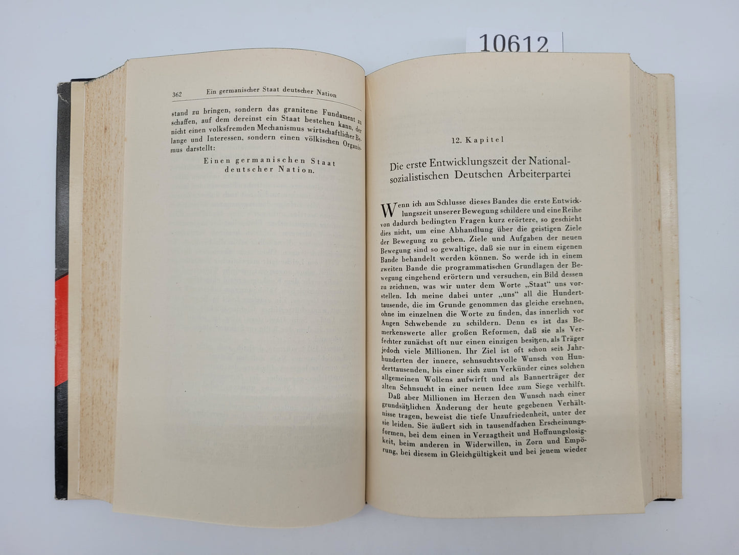 Mein Kampf Volksausgabe 1942 (Druckschrift) (Orig. Schutzumschlag) (Mint)