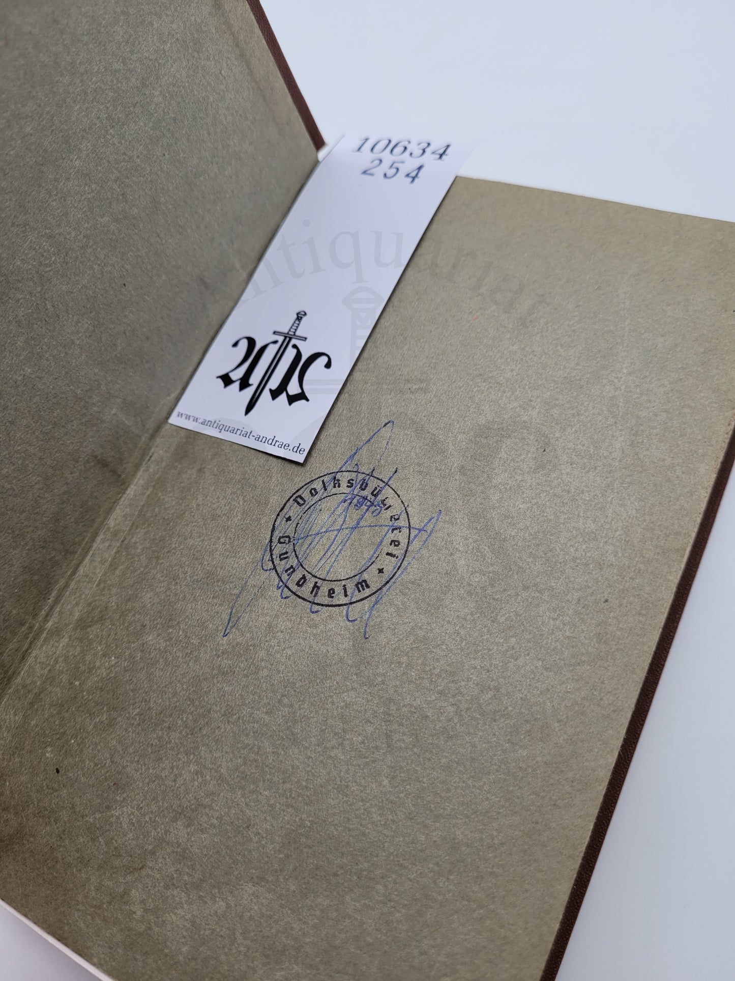 Mein Kampf Volksausgabe 1938 (Bibliothek Exemp.)