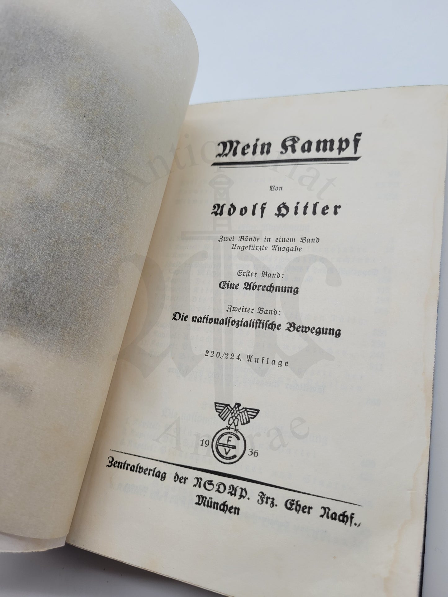 Mein Kampf Volksausgabe 1936