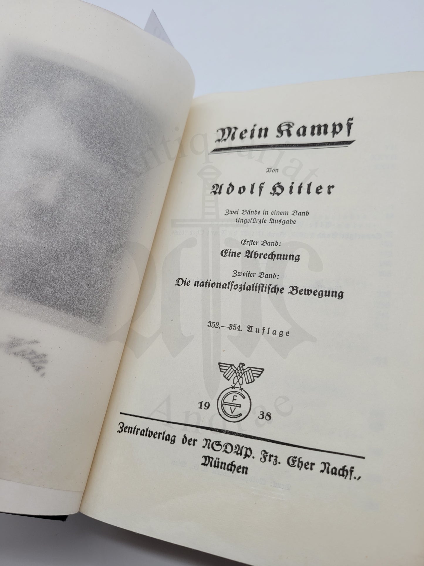 Mein Kampf Volksausgabe 1938