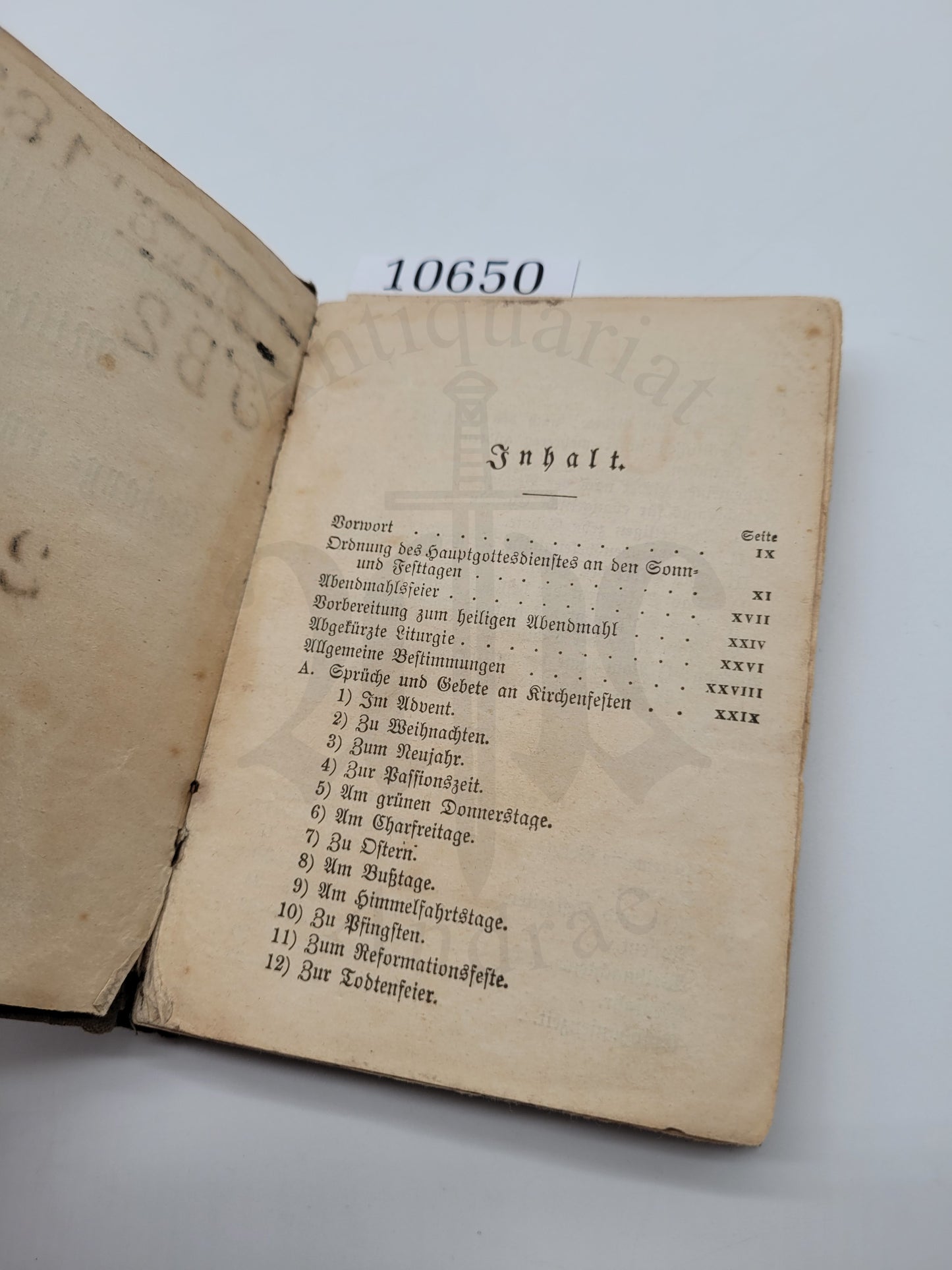Evangelisches Militär Gesang und Gebetbuch (LEESEEXEMPLAR)