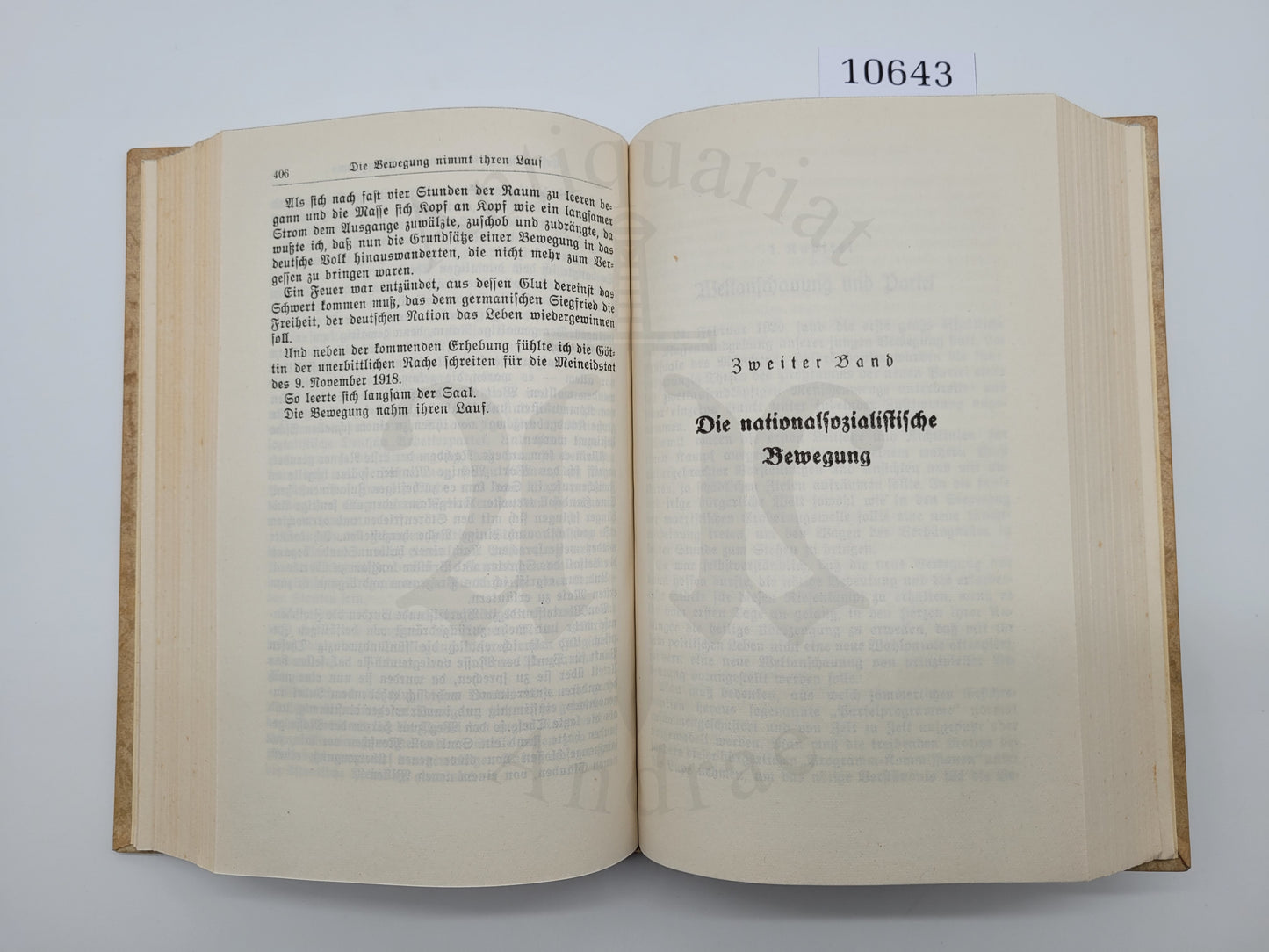 Mein Kampf Hochzeitsausgabe 1940 (Blanko)