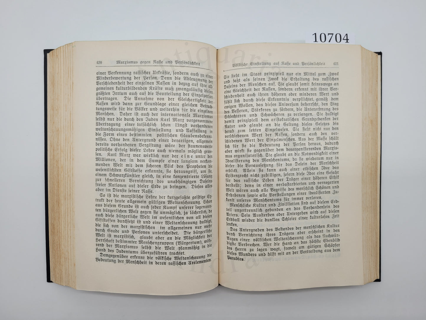 Mein Kampf Volksausgabe 1934 (Partei-Widmung)