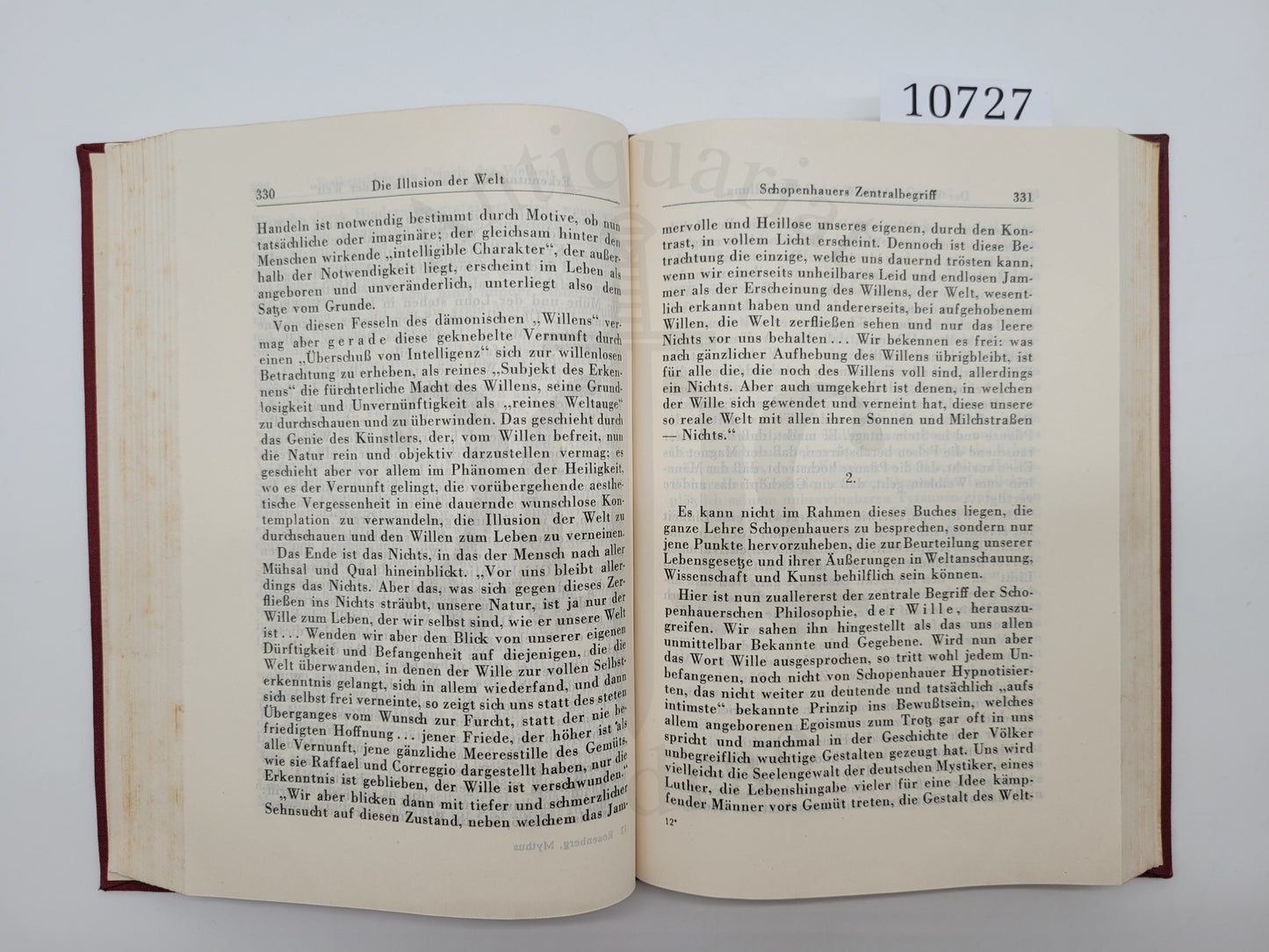 Der Mythus des 20. Jahrhunderts (Tornisterausg. Rot Selten) (Druckschrift)