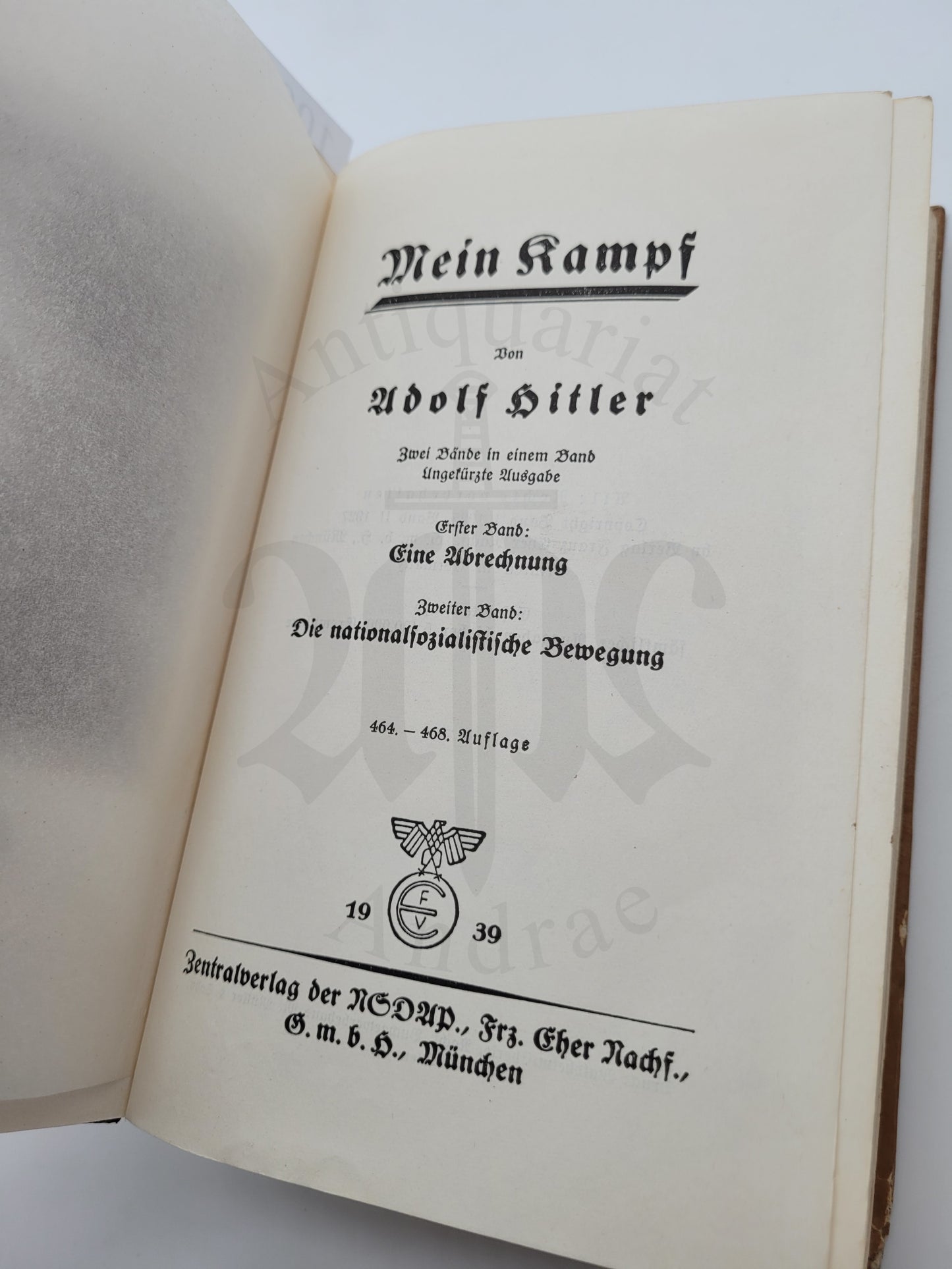 Mein Kampf Hochzeitausgabe 1939