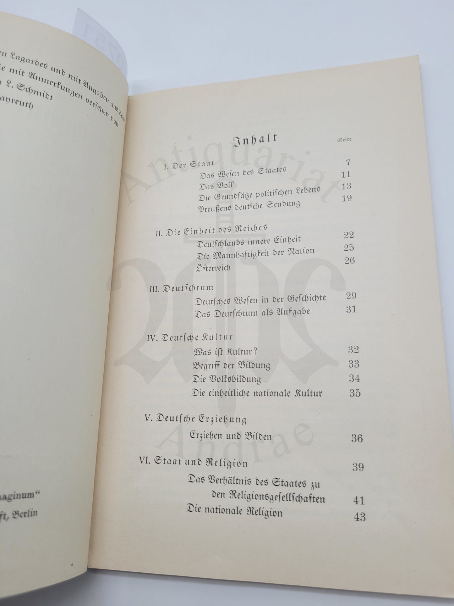 Ich mahne und künde