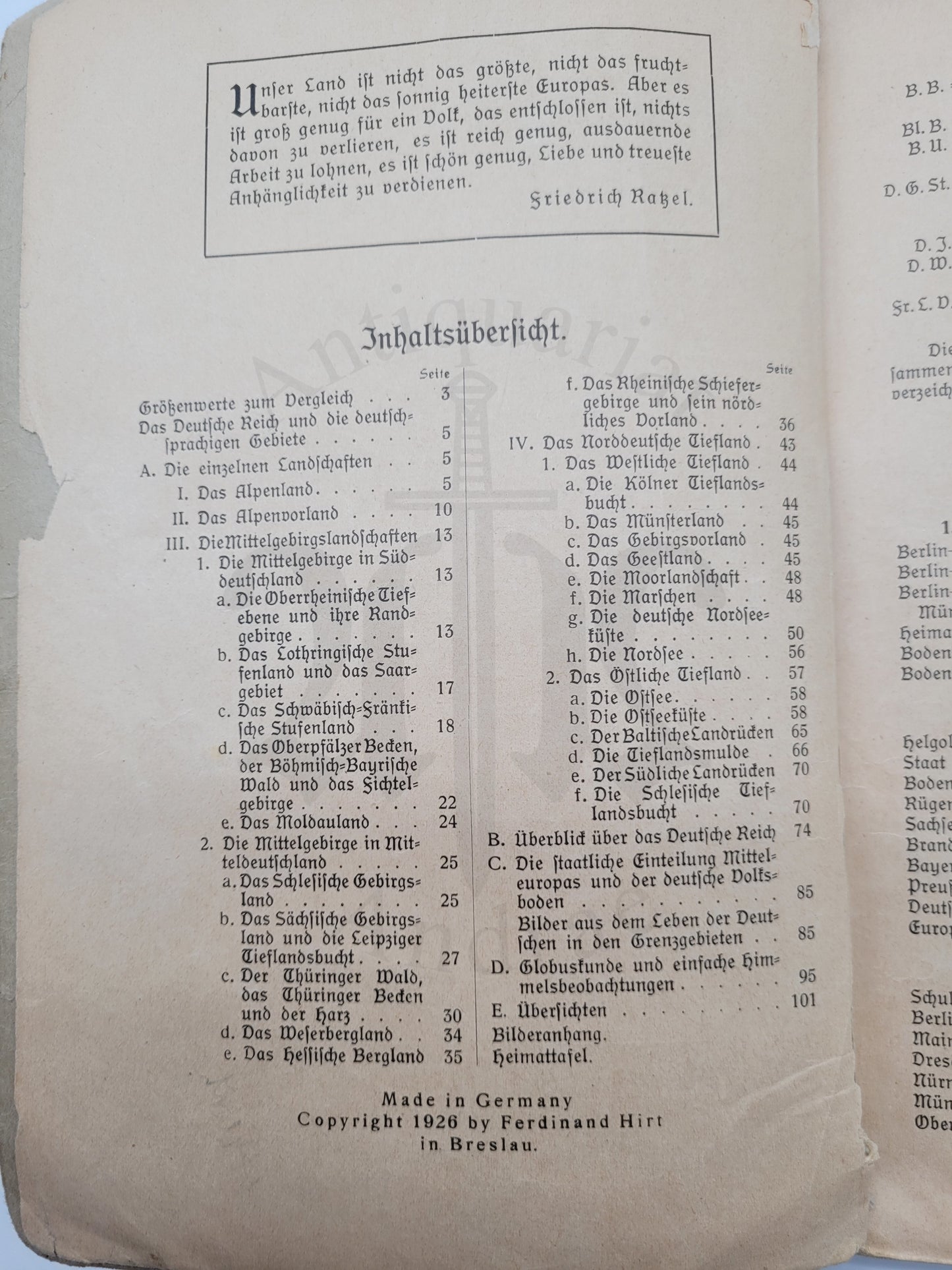 Das Deutsche Reich (Geographie)