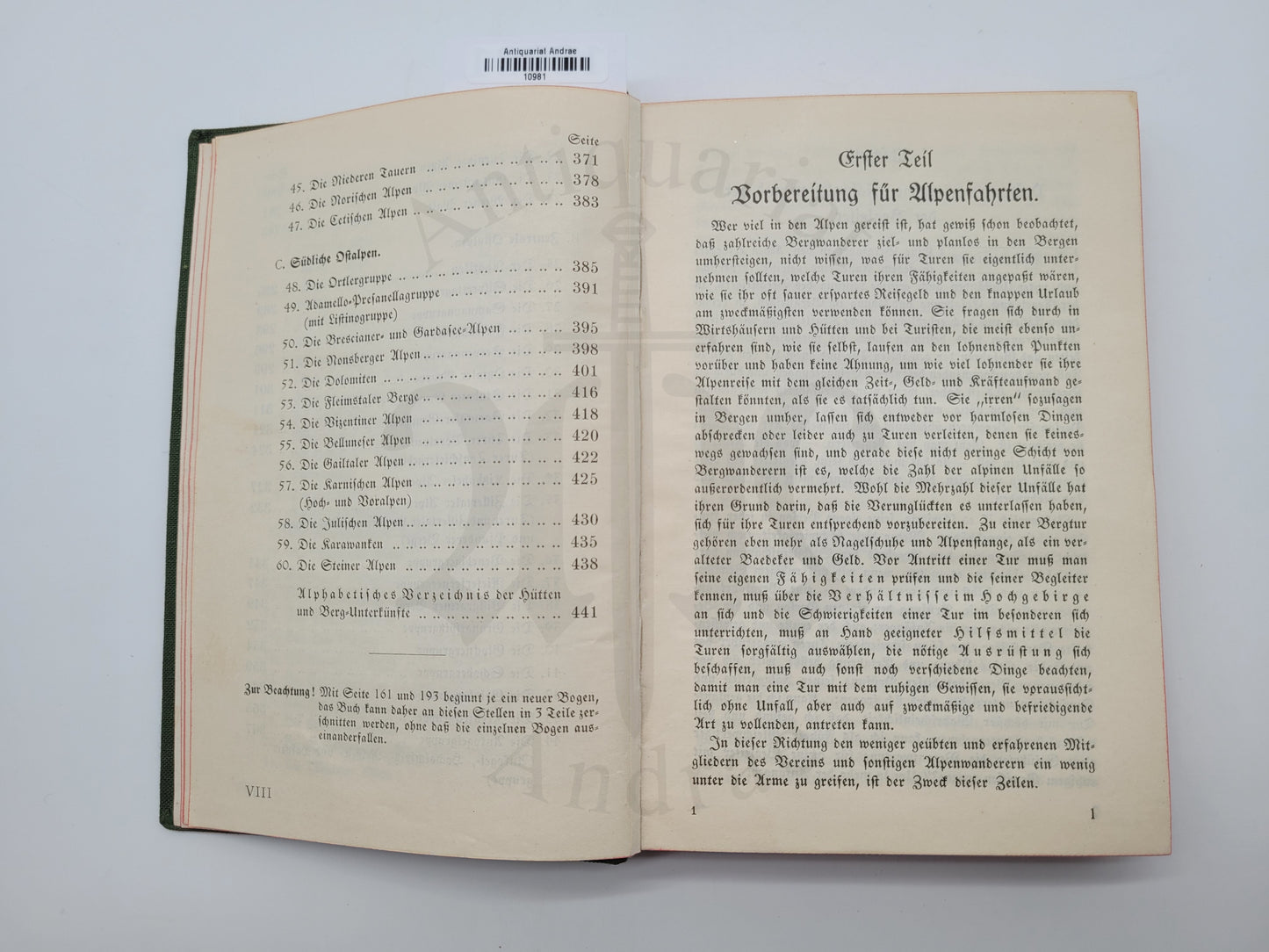 Ratgeber für Aplenwanderer