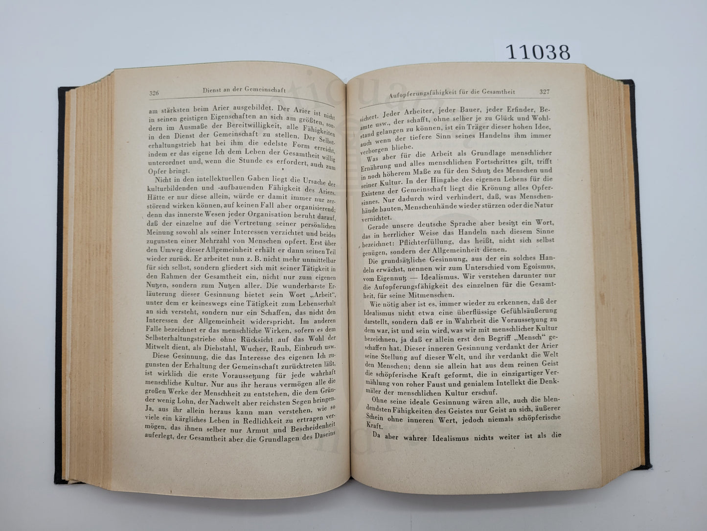 Mein Kampf Volksausgabe 1943 (Druckschrift)(Späte Adler-Variante)