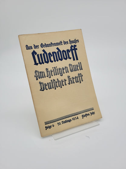 Am heiligen Quell Deutscher Kraft 1934 (8 Hefte)