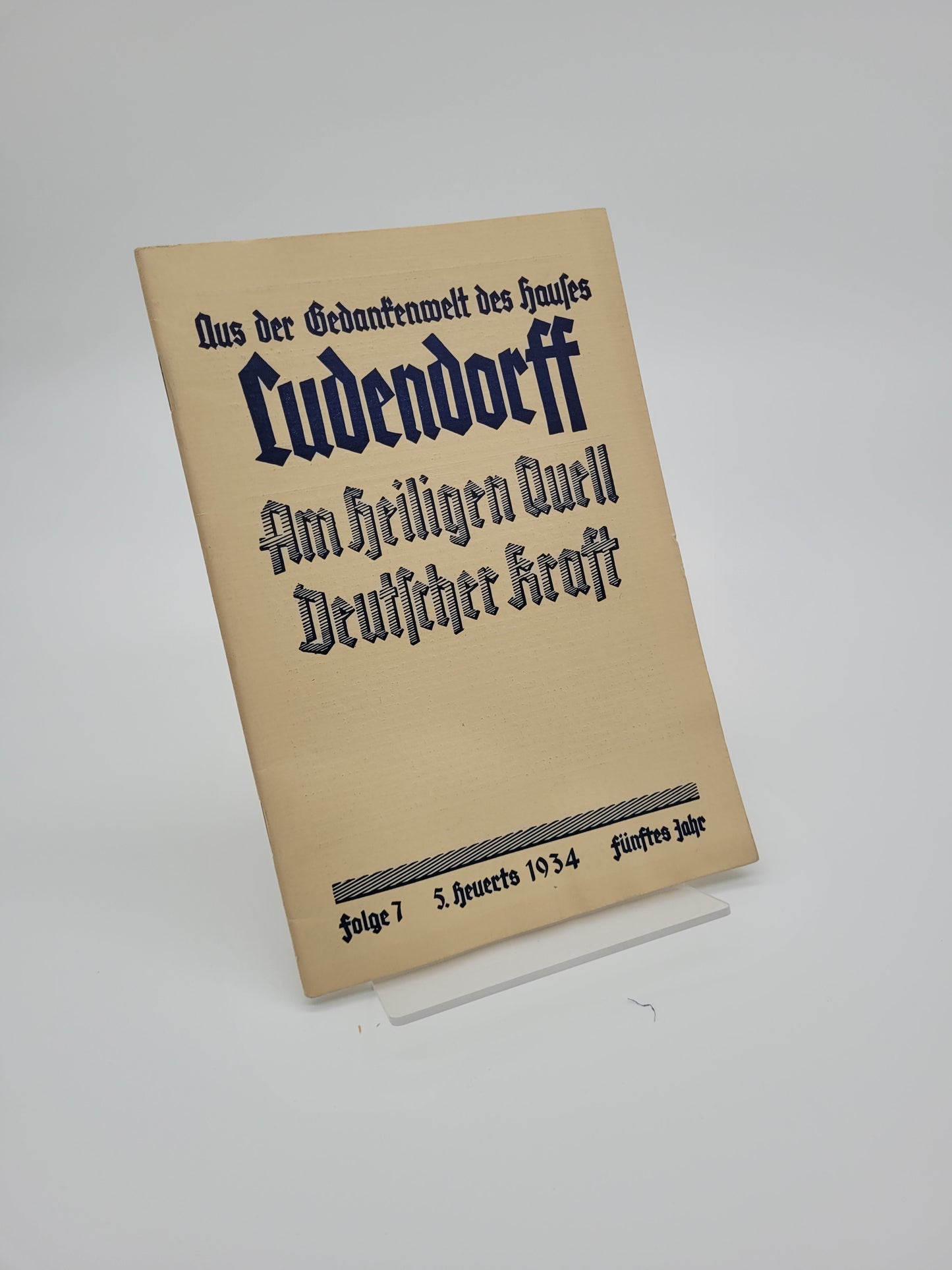 Am heiligen Quell Deutscher Kraft 1934 (8 Hefte)