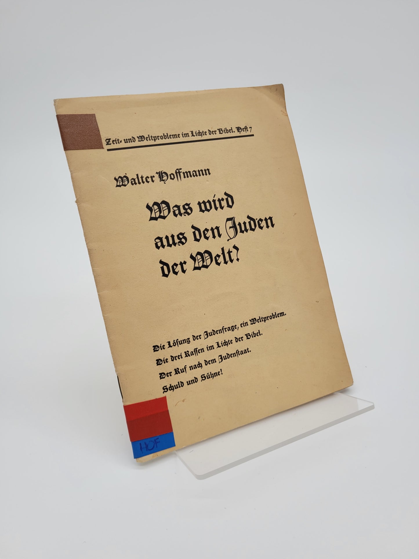 Was wird aus den Juden der Welt?