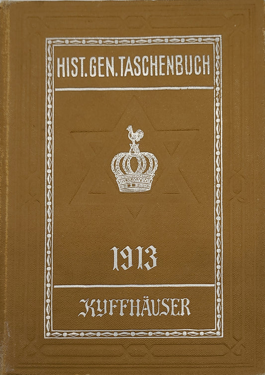 Weimarer historisch-genealoges Taschenbuch des gesamten Adels jehudäischen Ursprung (Antisemitismus)