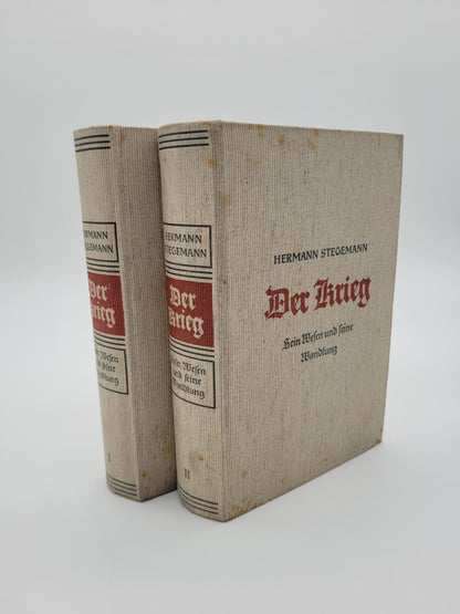 Der Krieg (2 Bände; Original Schutzumschag)