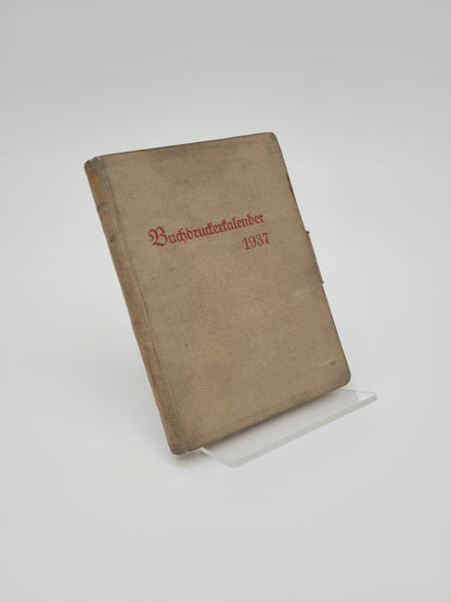 Buchdrucker-Kalender 1937