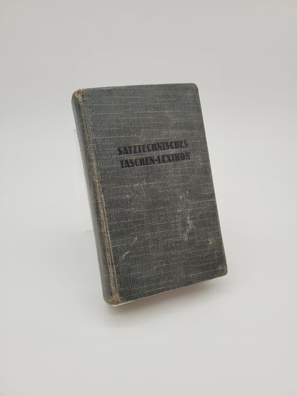Satztechnisches Taschen-Lexikon