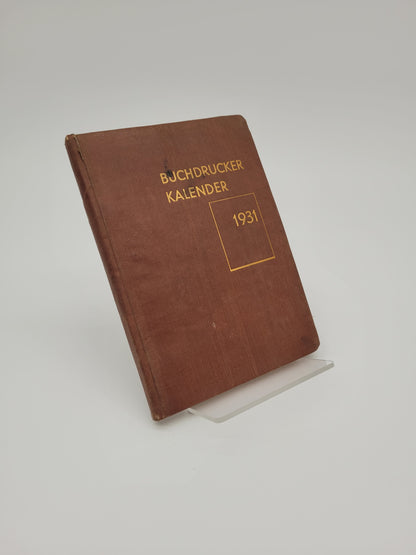 Buchdrucker-Kalender 1931