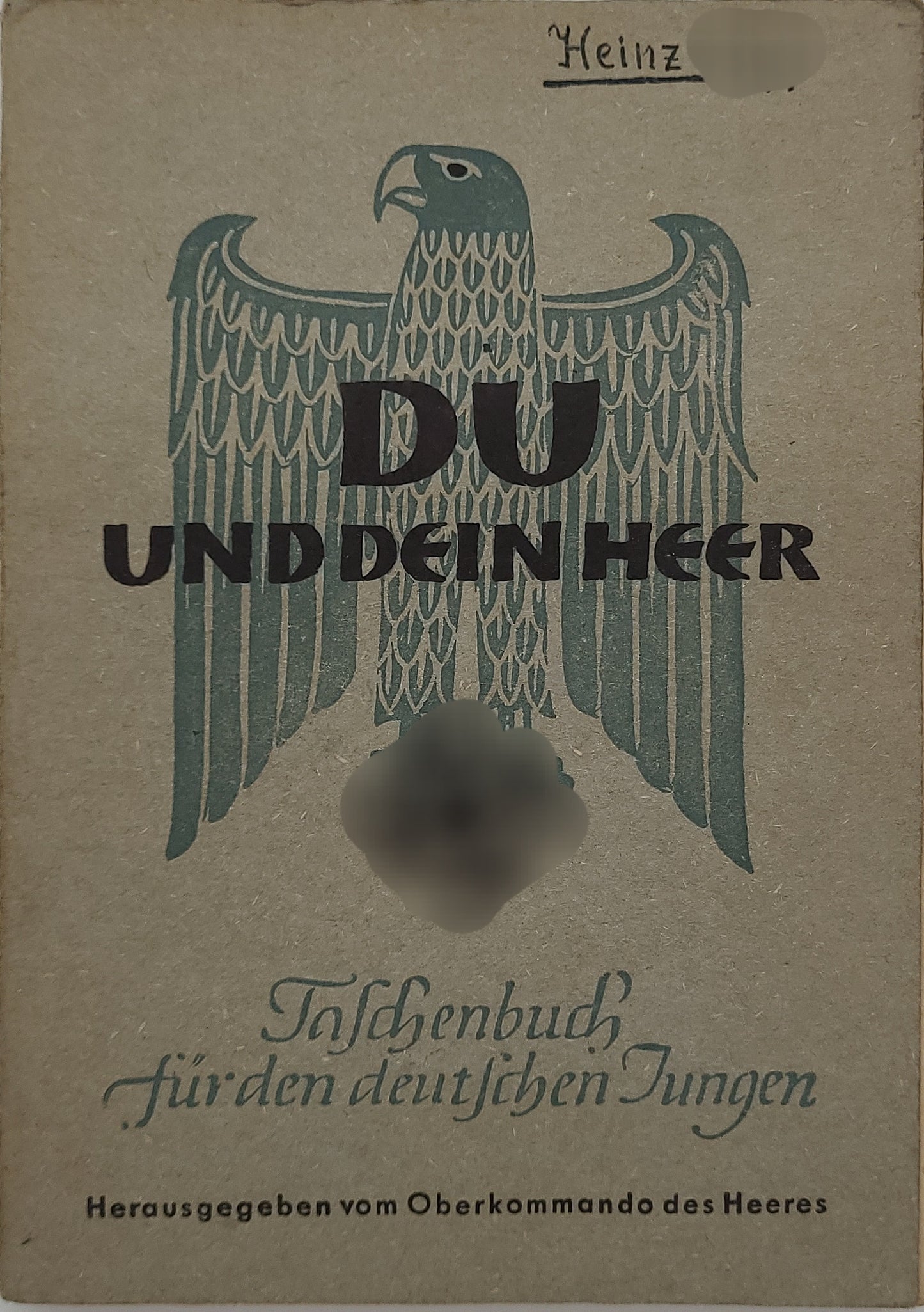 Du und dein Heer; Taschenbuch für den deutschen Jungen