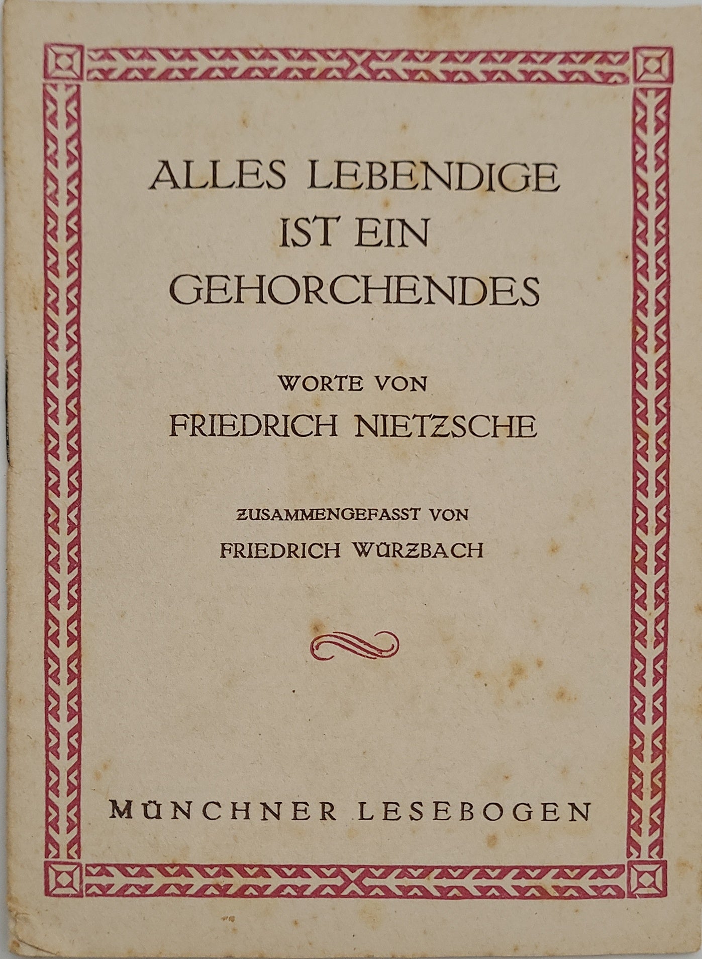 Münchner Lesebogen (Auswahl)