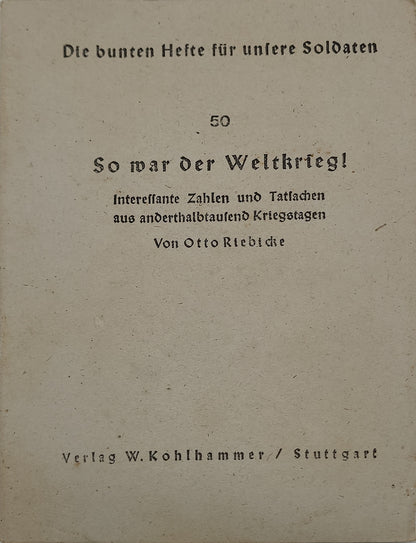 Die bunten Hefte für unsere Soldaten (Auswahl) (Feldpost)