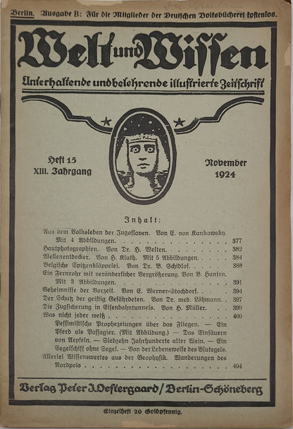 Welt und Wissen (Zeitschrift in Auswahl)