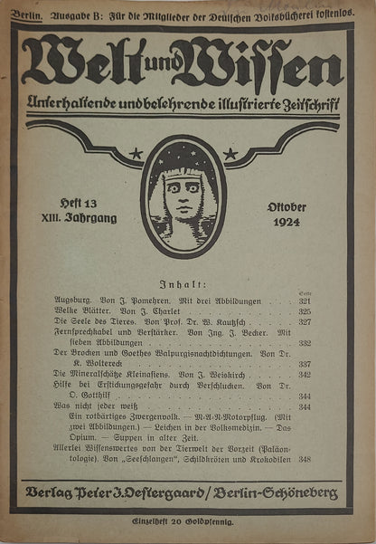 Welt und Wissen (Zeitschrift in Auswahl)