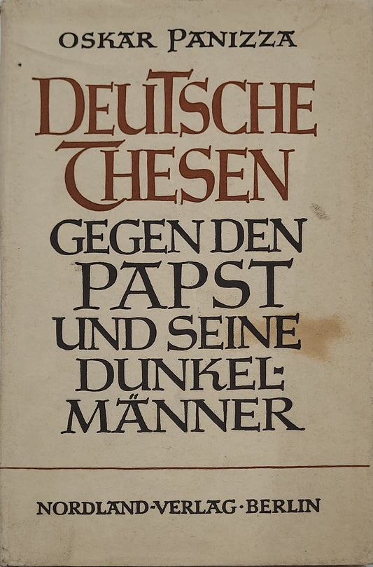 Deutsche Thesen gegen den Papst und seine Dunkelmänner