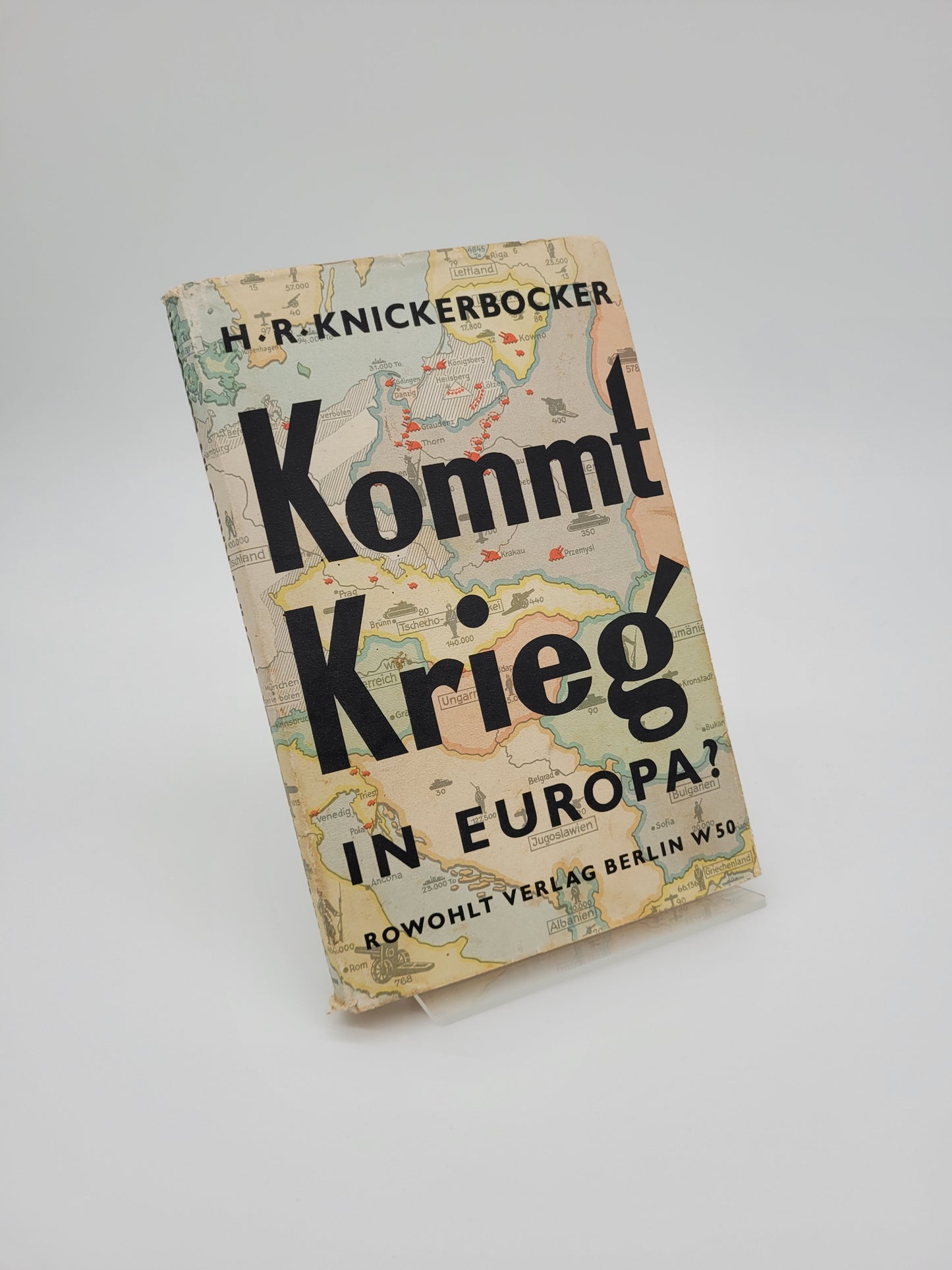 Kommt Krieg in Europa? (Original Schutzumschlag)
