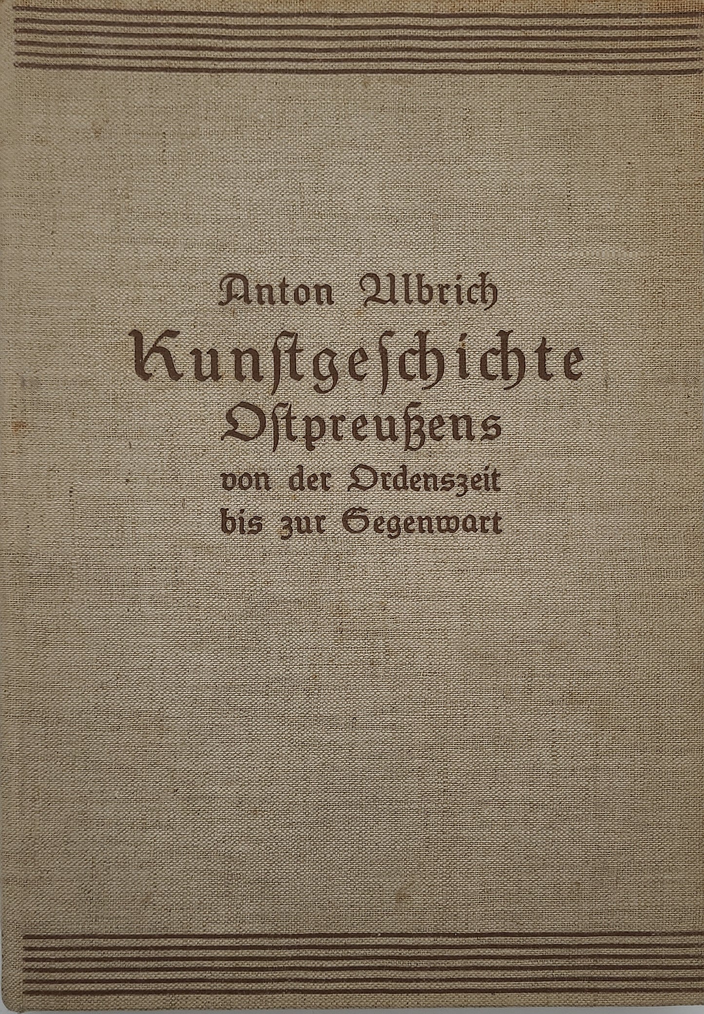 Kunstgeschichte Ostpreußens (Original)