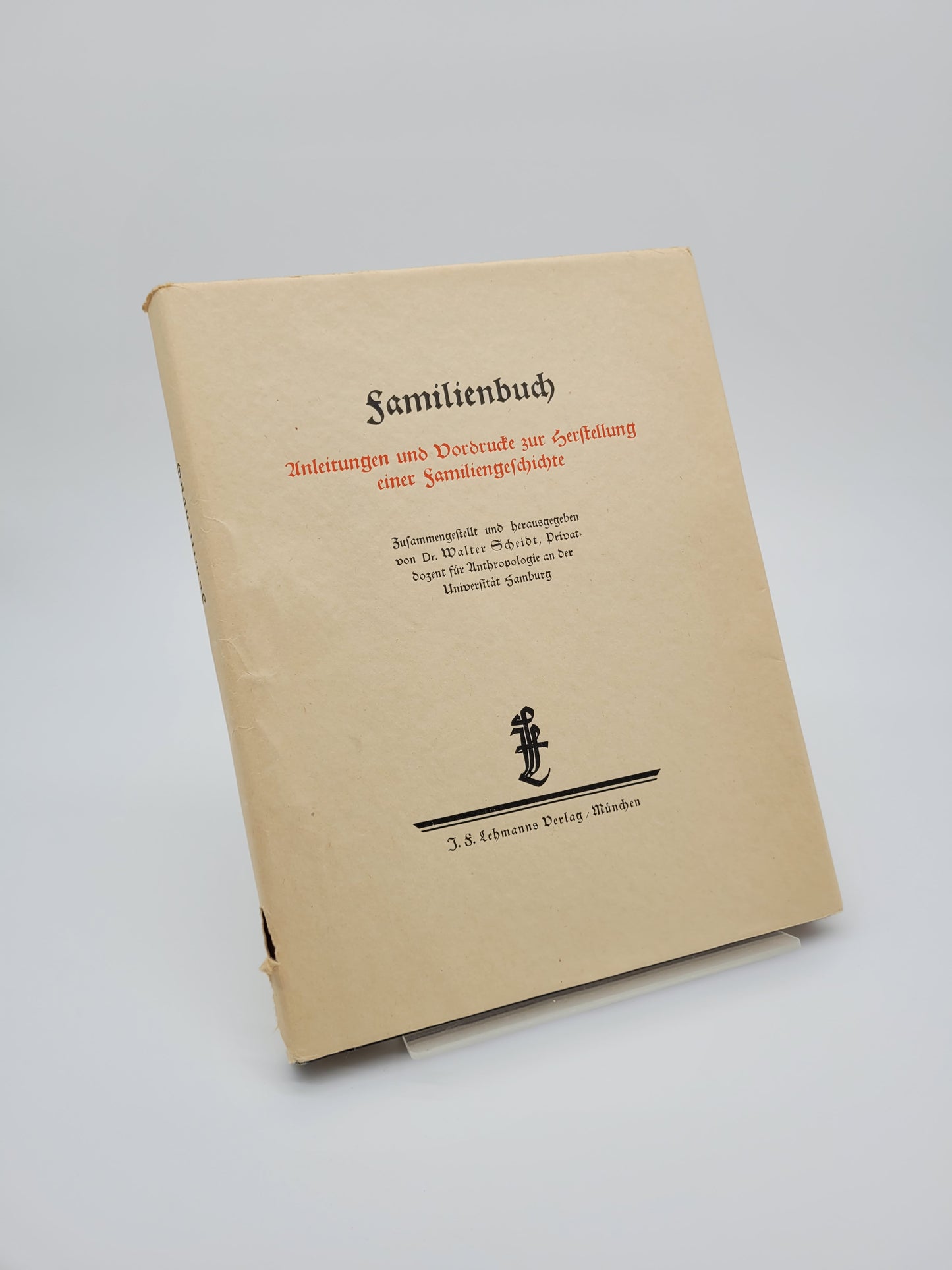 Familienbuch (Blanko) (Original Schutzumschlag)