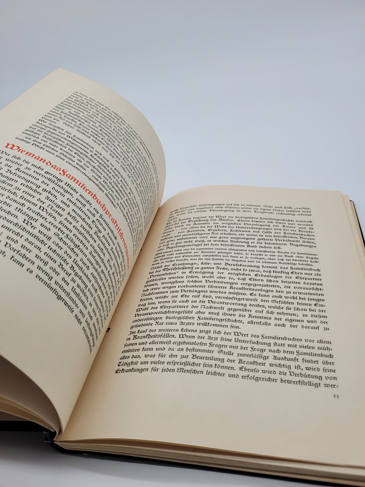 Familienbuch (Blanko) (Original Schutzumschlag)