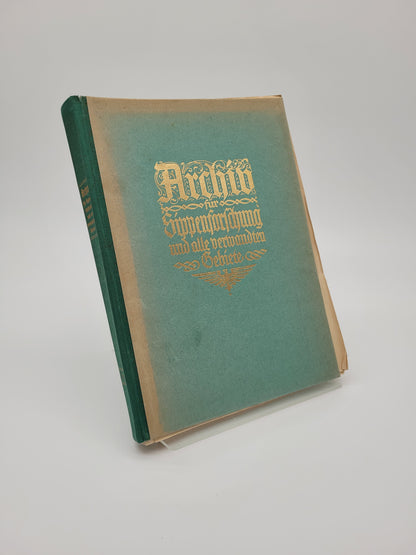 Archiv für Sippenforschung und alle verwandten Gebiete 1942 Kompletter Jahrgang (im Binder)
