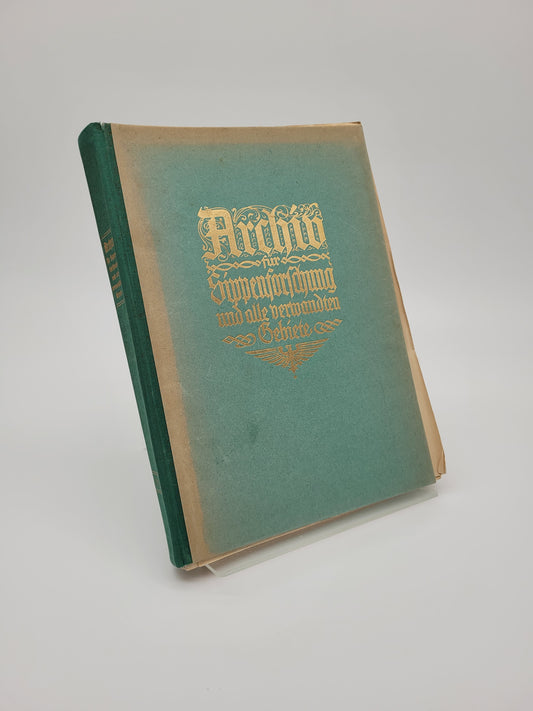 Archiv für Sippenforschung und alle verwandten Gebiete 1942 Kompletter Jahrgang (im Binder)