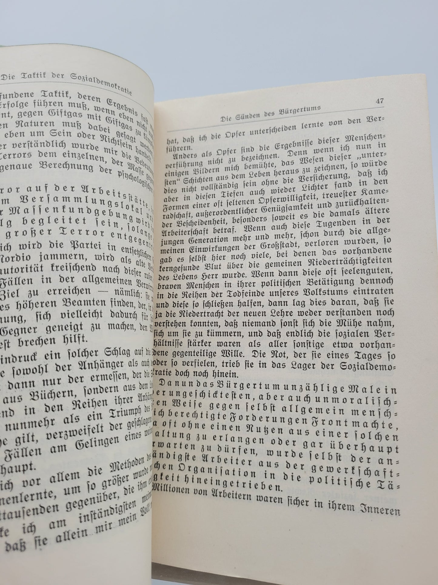 Mein Kampf Volksausgabe 1936 (Hochzeitsgeschenk des Bürgermeisters)