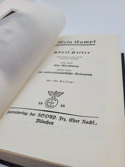 Mein Kampf Volksausgabe 1938