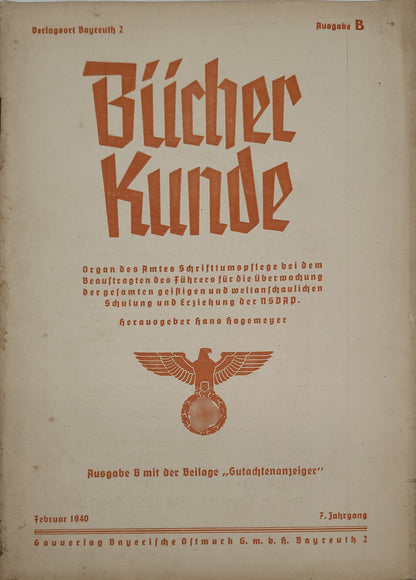Bücherkunde 1940 (Auswahl)