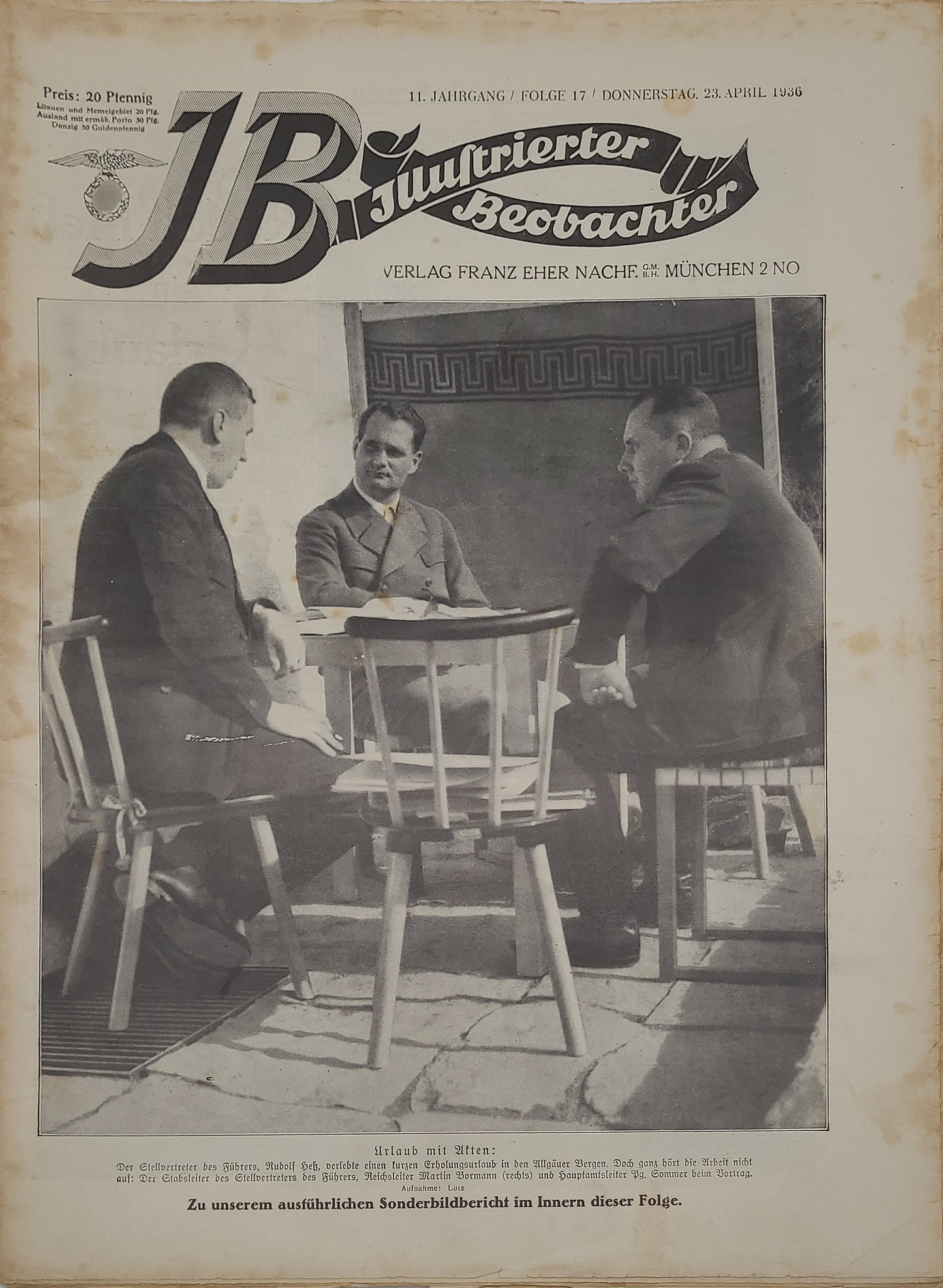 Illustrierter Beobachter 1936 (Auswahl)