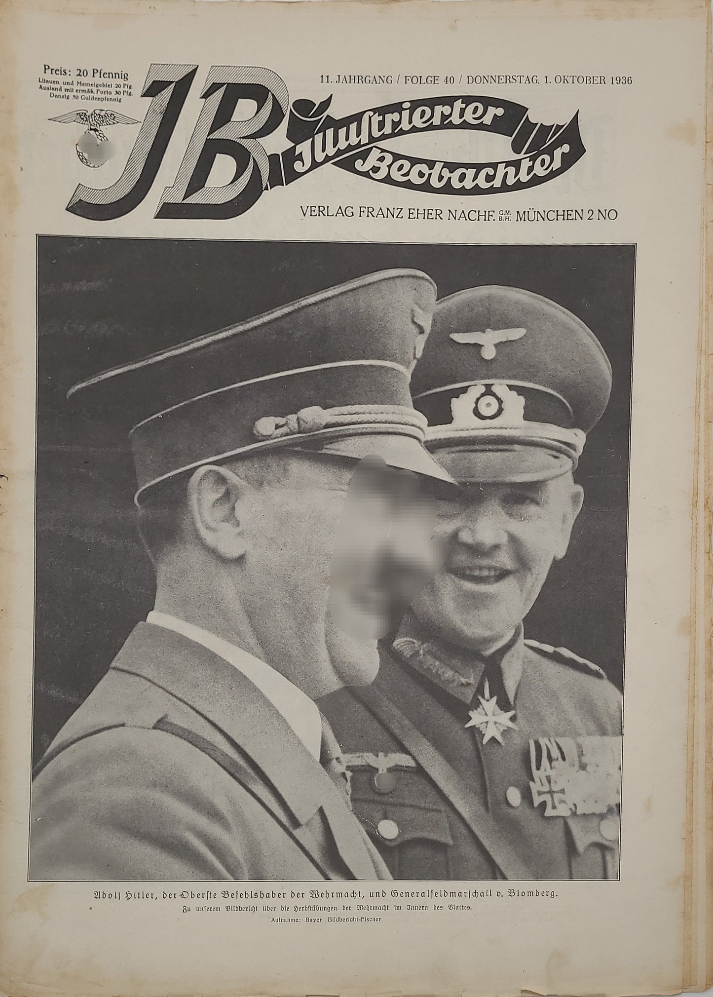 Illustrierter Beobachter 1936 (Auswahl)
