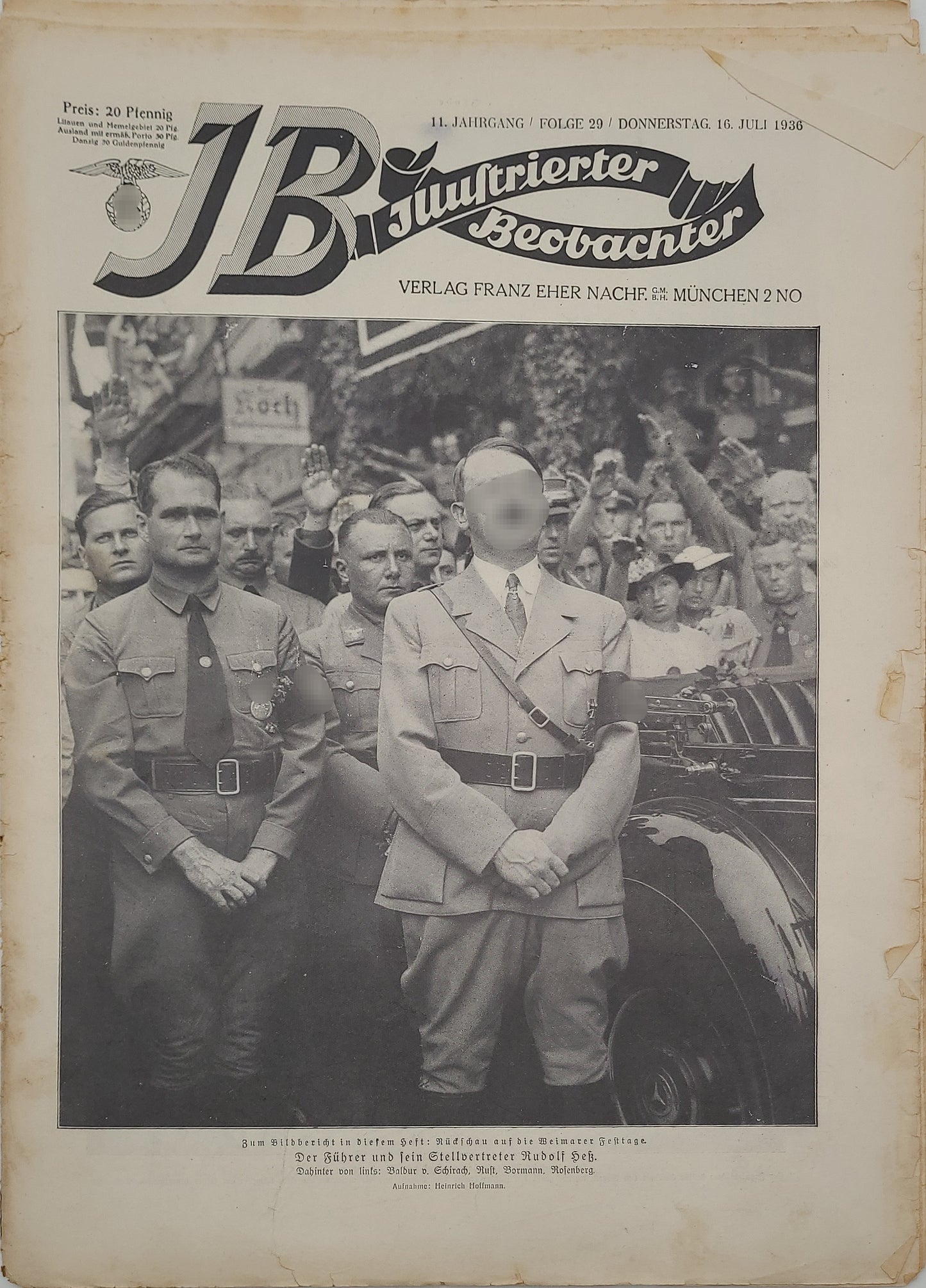 Illustrierter Beobachter 1936 (Auswahl)