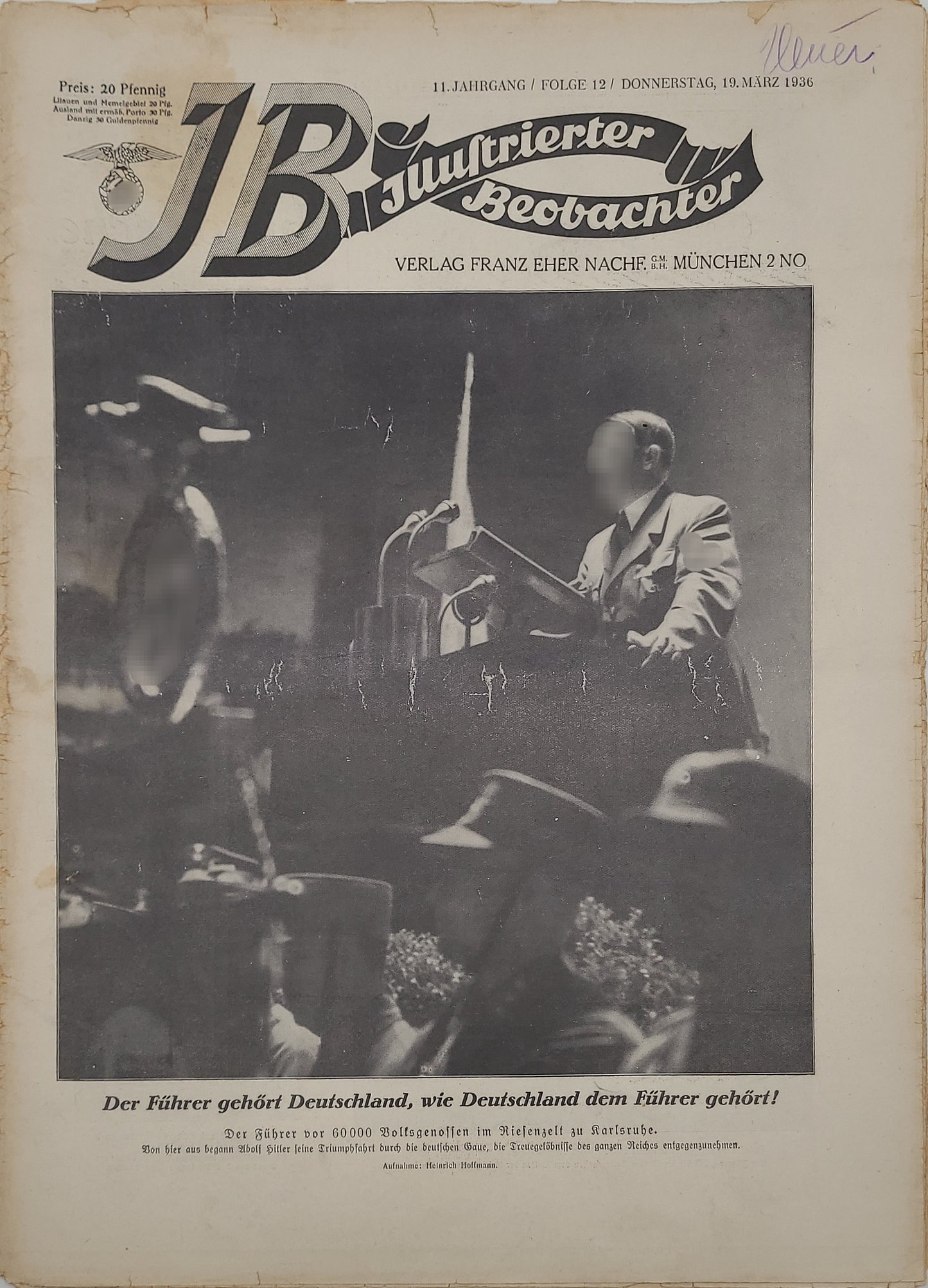 Illustrierter Beobachter 1936 (Auswahl)