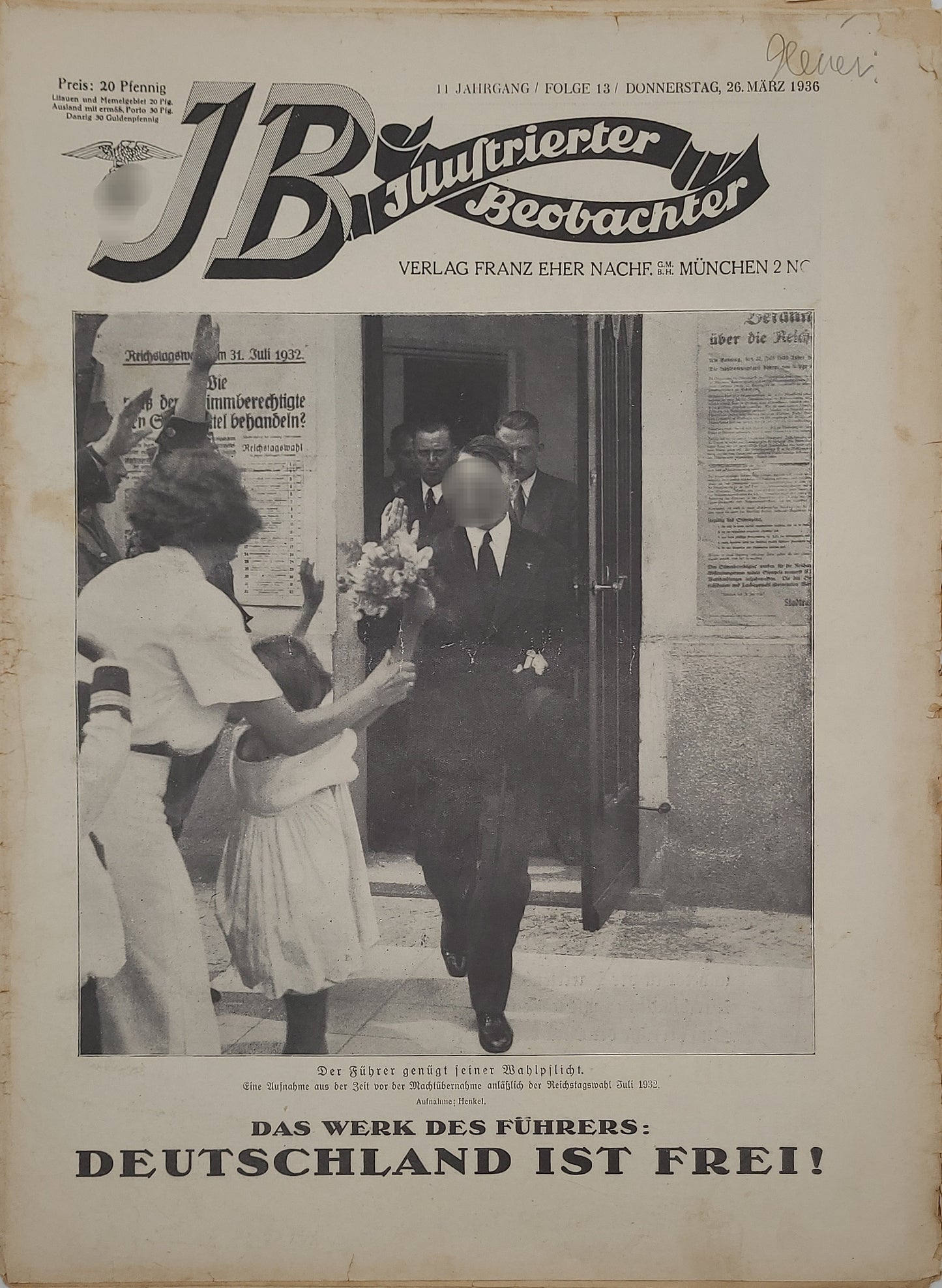 Illustrierter Beobachter 1936 (Auswahl)